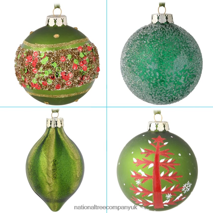 decoration | National Tree Company 20-Piece Christmas Tree Ornament Set General Store Collection F2L4F530